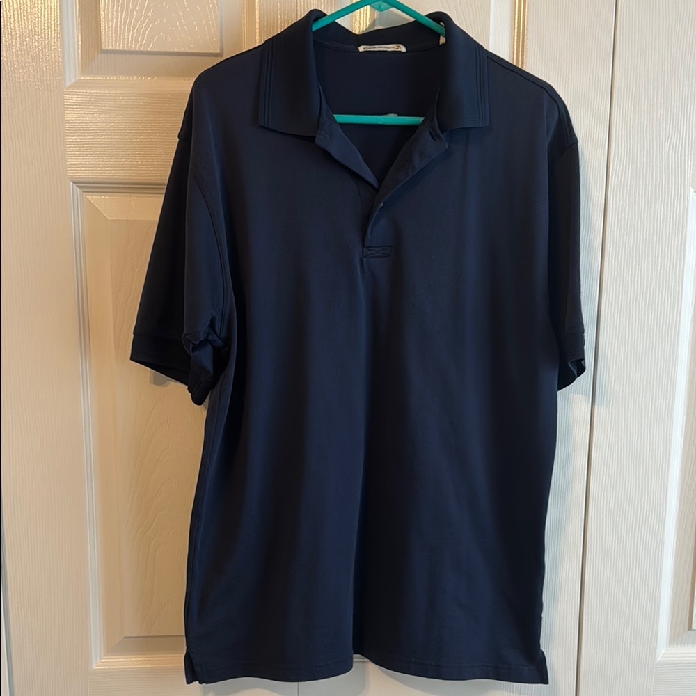Men's Sahara Brand Navy Polo Shirt.